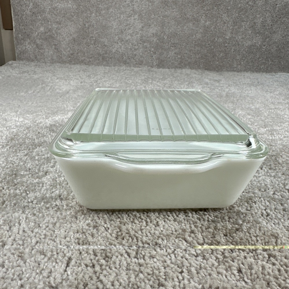 Vintage Pyrex 0503 Turquoise Amish Butterprint 11/2 Qt Casserole Dish W/Lid 503c - Picture 2 of 11